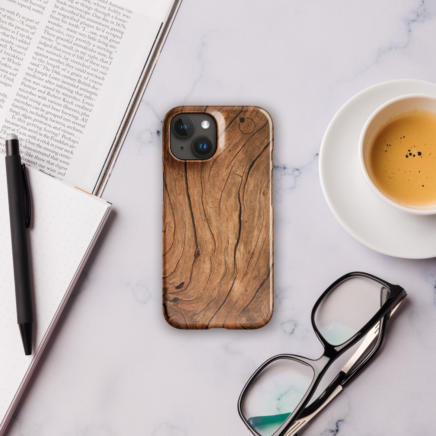 Coque pour iPhone® ICase Old Wood Snapcase