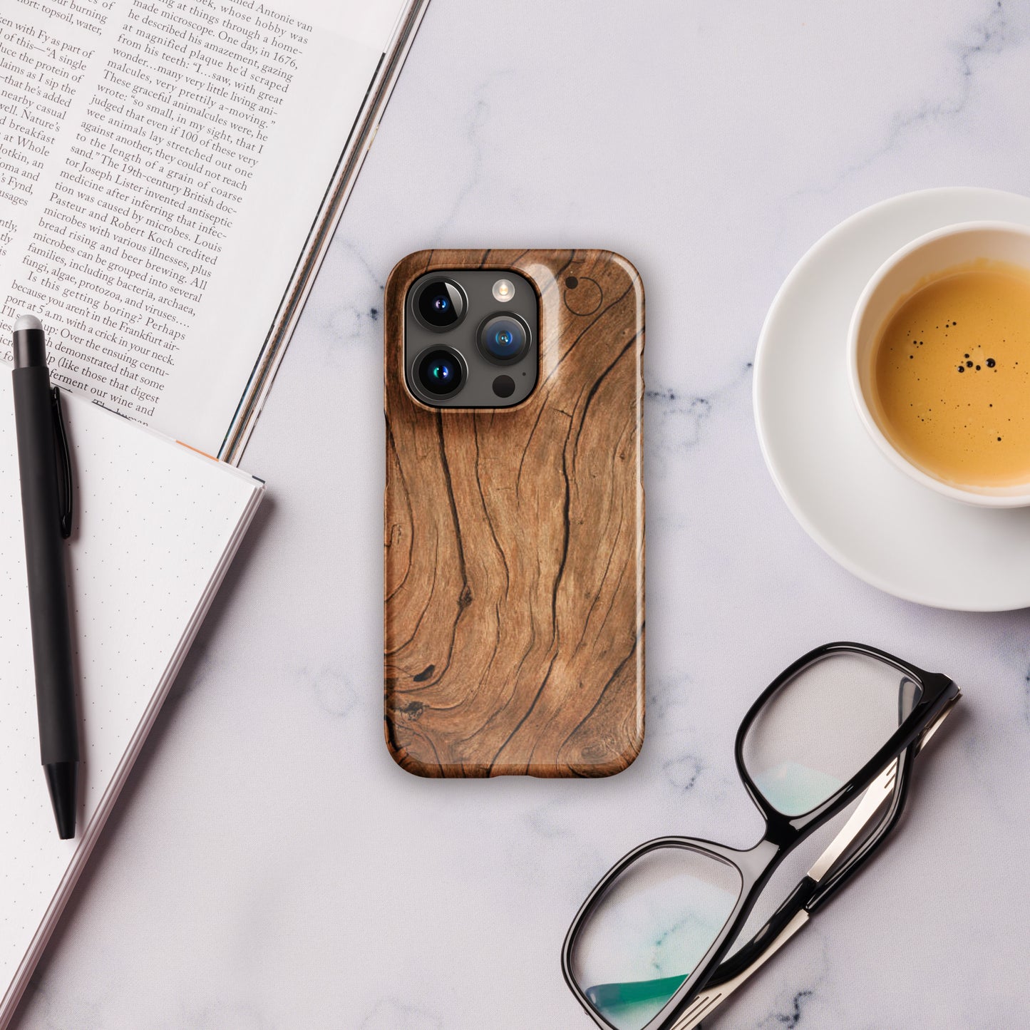 Coque pour iPhone® ICase Old Wood Snapcase