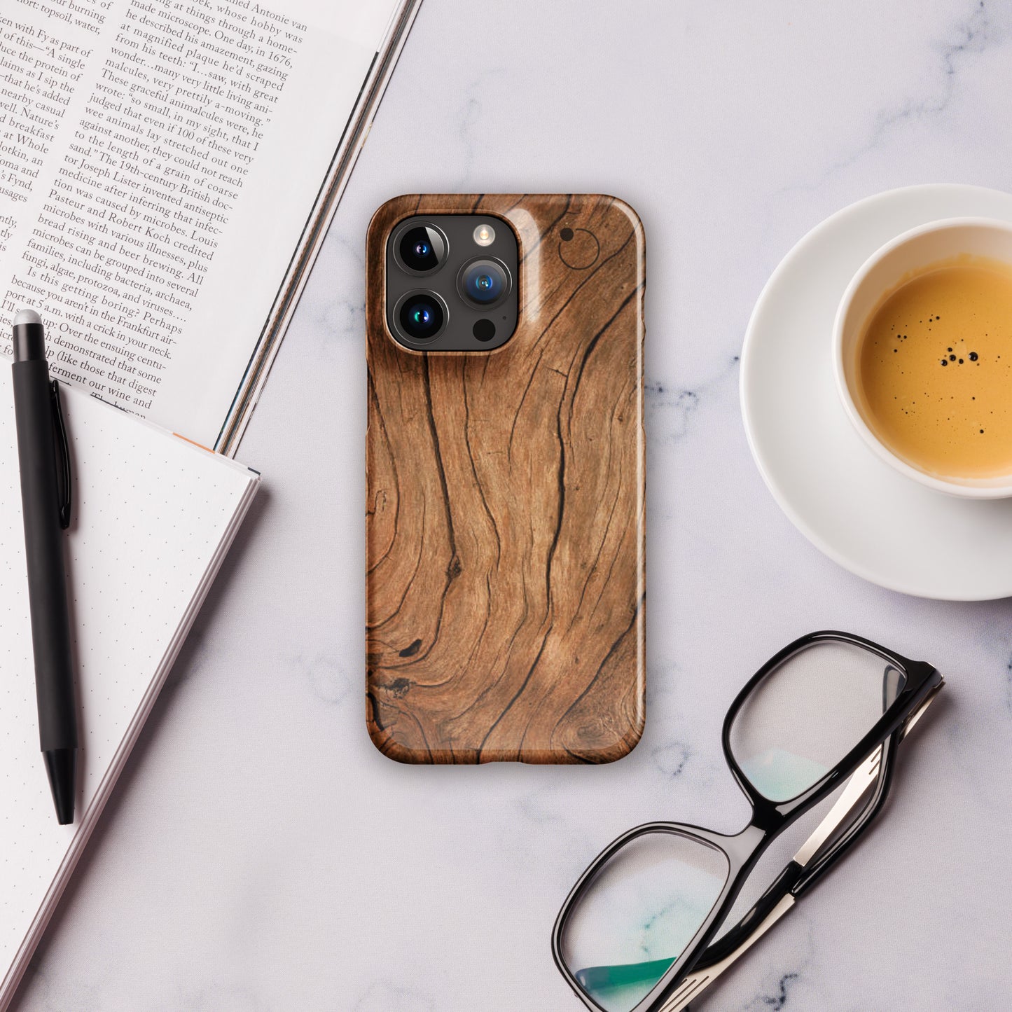 Coque pour iPhone® ICase Old Wood Snapcase