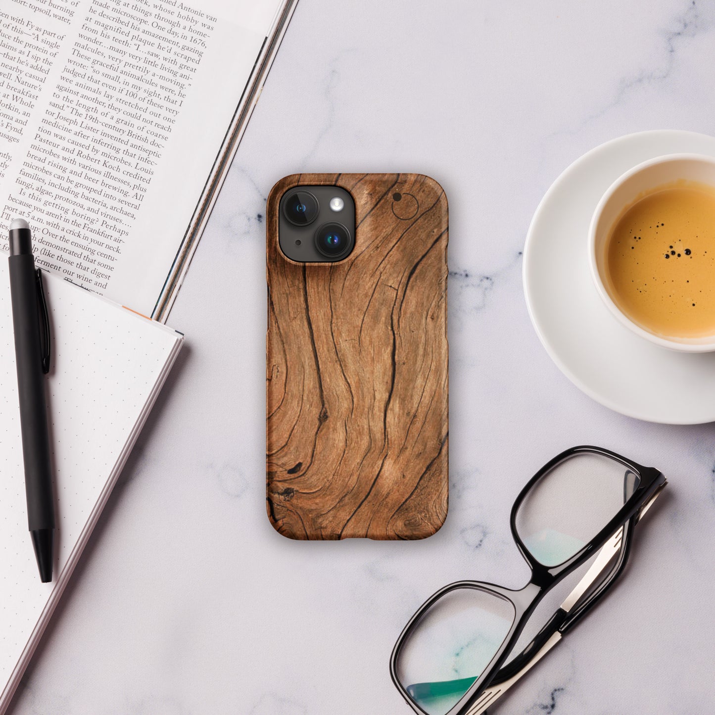 Coque pour iPhone® ICase Old Wood Snapcase