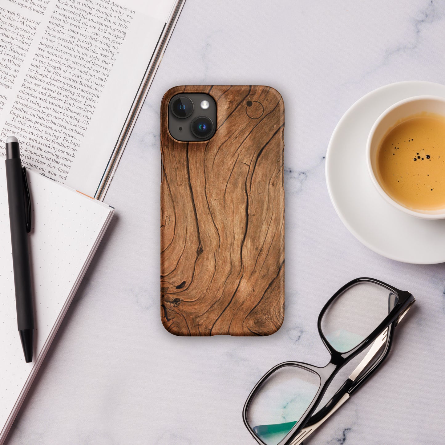 Coque pour iPhone® ICase Old Wood Snapcase