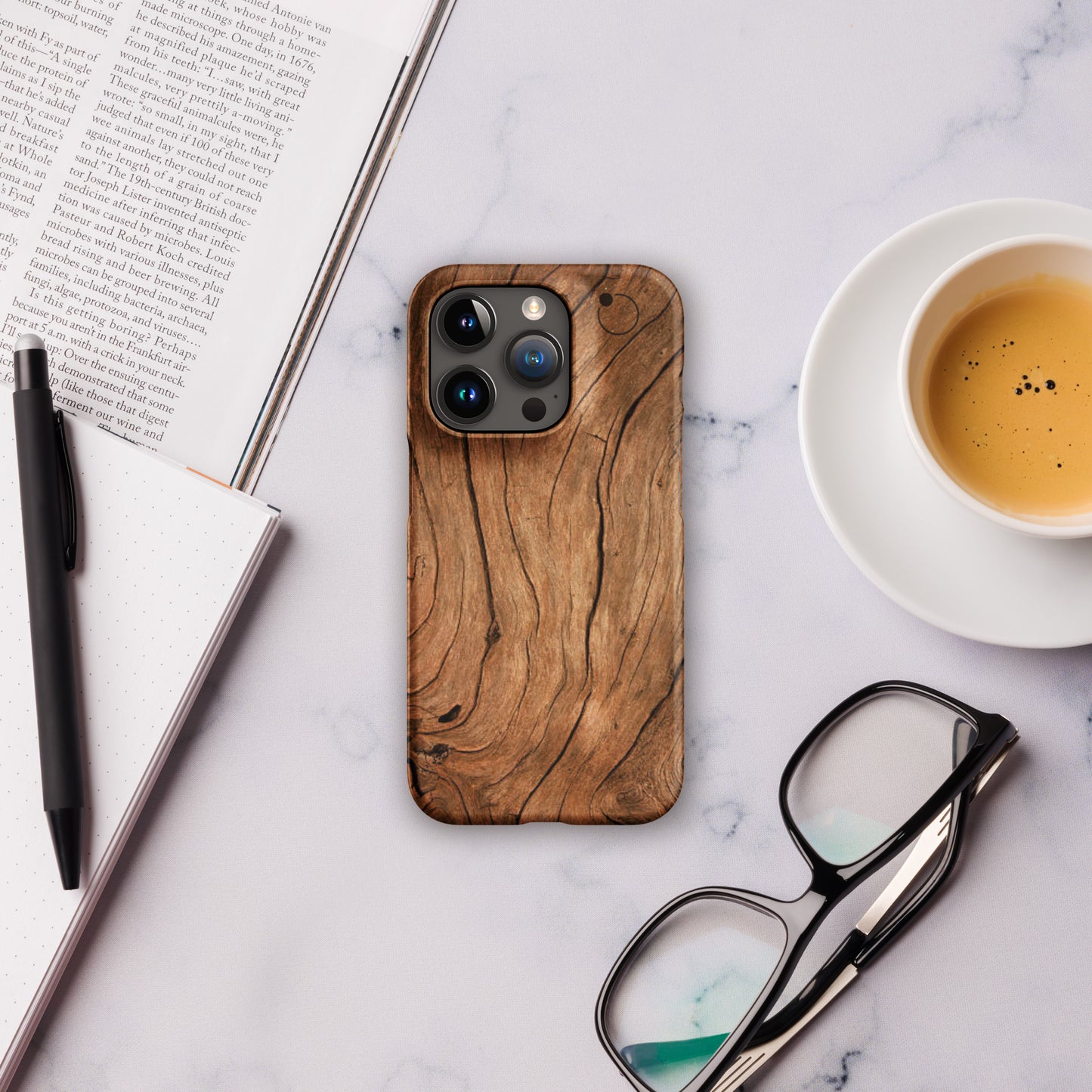 Coque pour iPhone® ICase Old Wood Snapcase