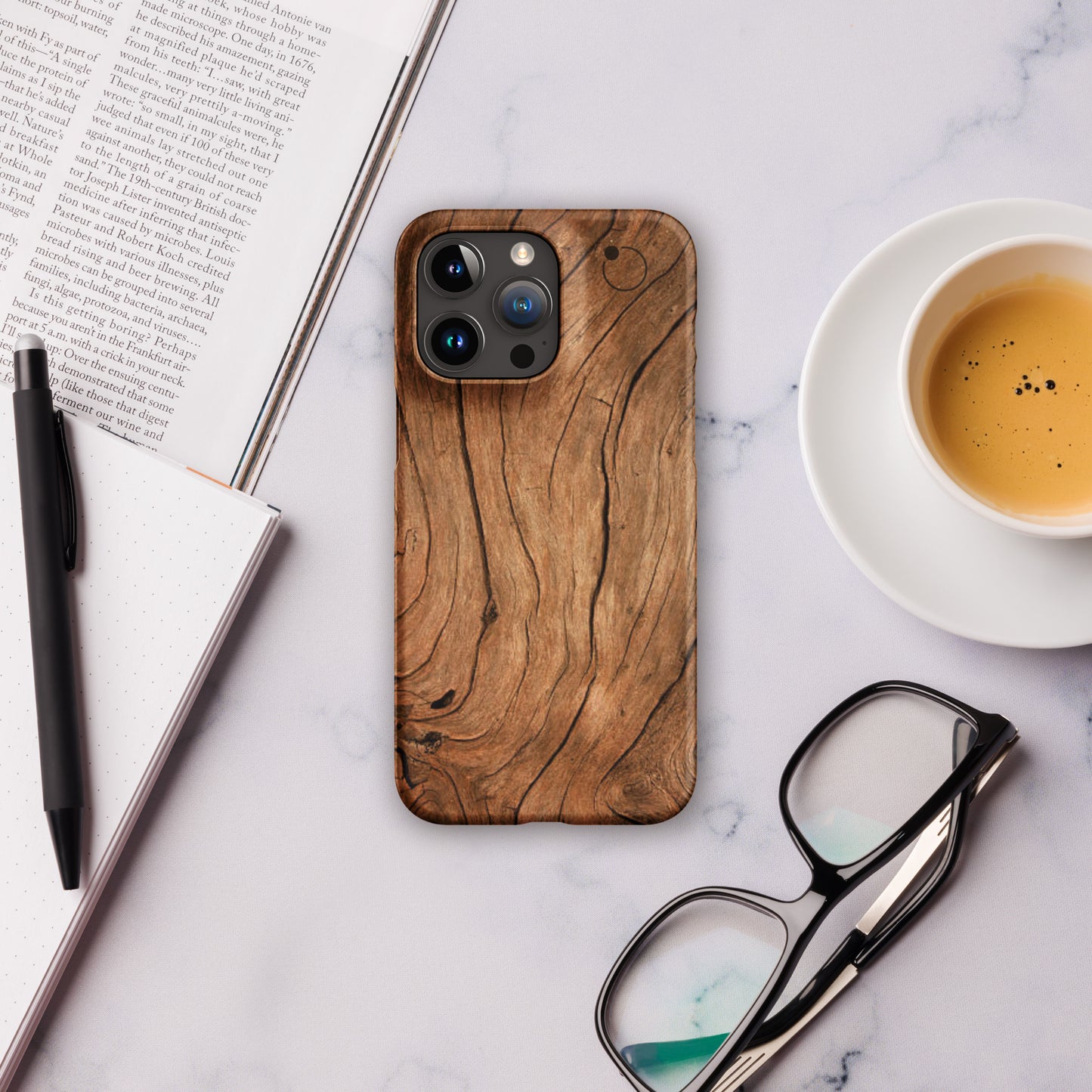 Coque pour iPhone® ICase Old Wood Snapcase