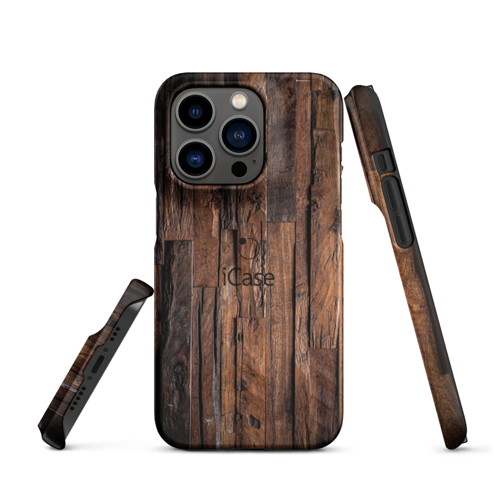 Coque pour iPhone® iCase Old Wood II SnapCase