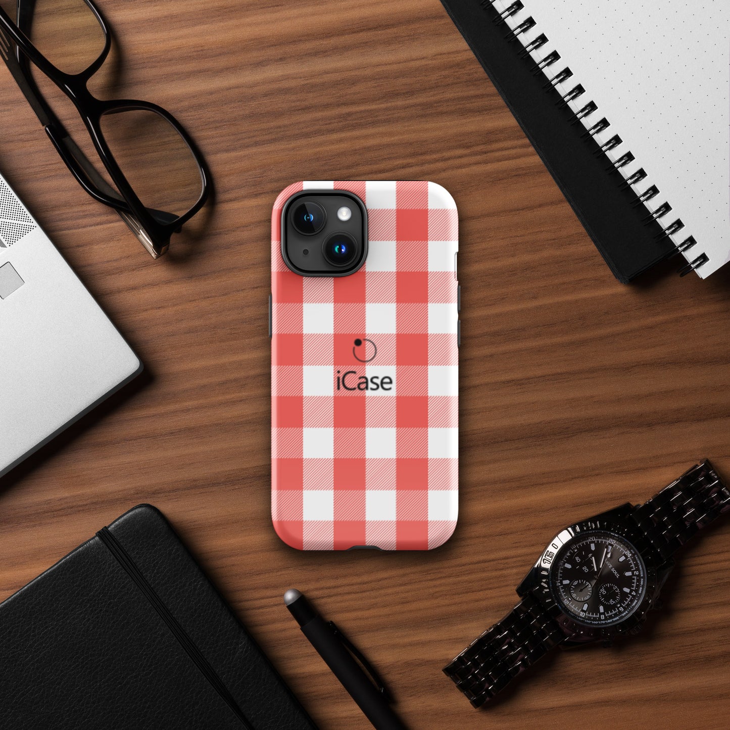 iCase Red Karo HardCase iPhone mobile phone case