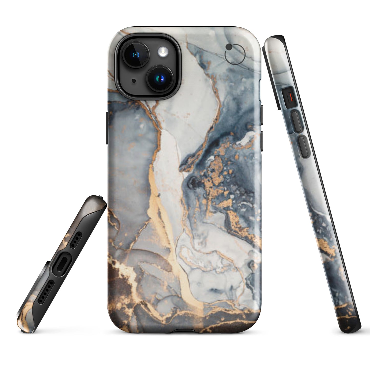 Étui pour iPhone iCase Marble Gold HardCase