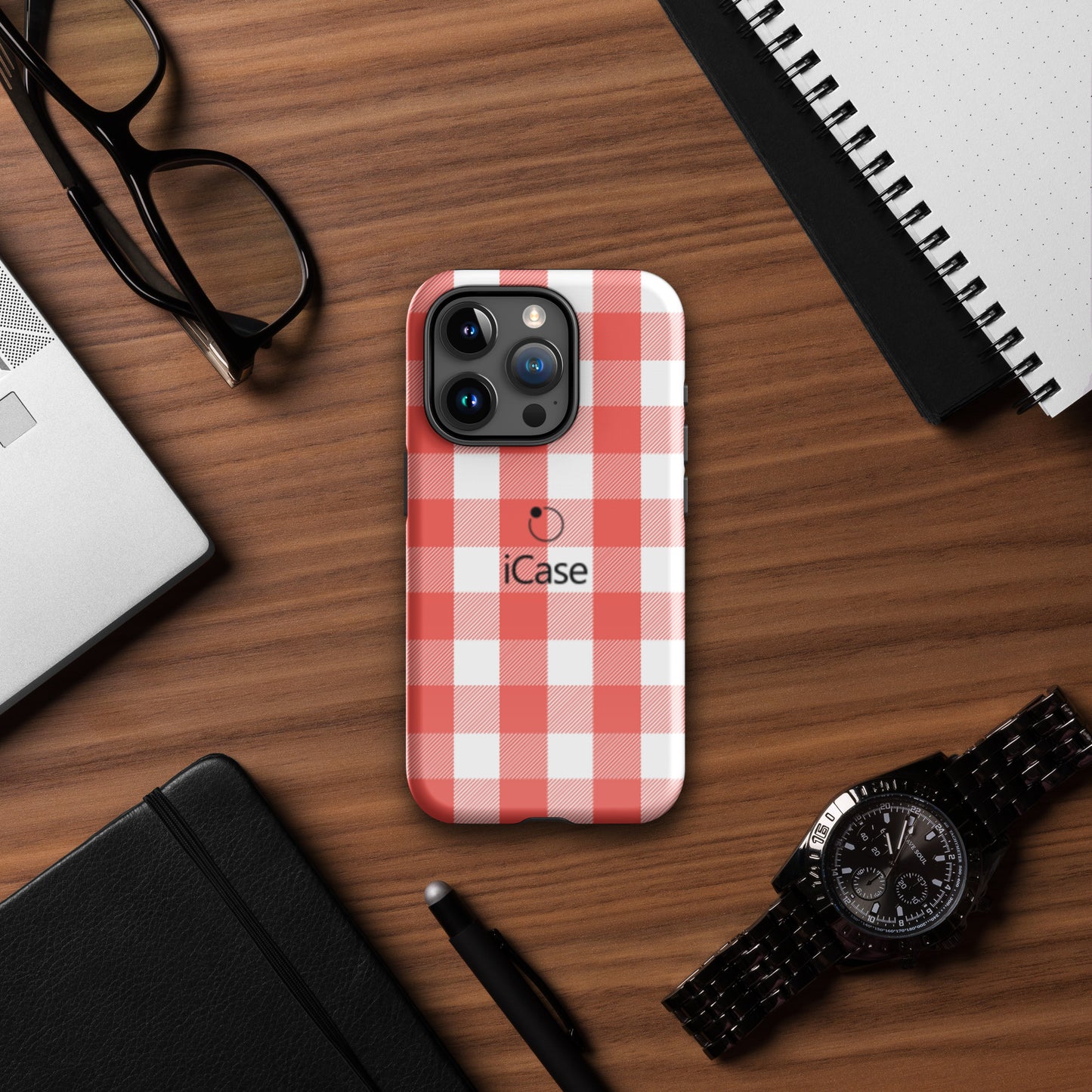 iCase Red Karo HardCase iPhone mobile phone case