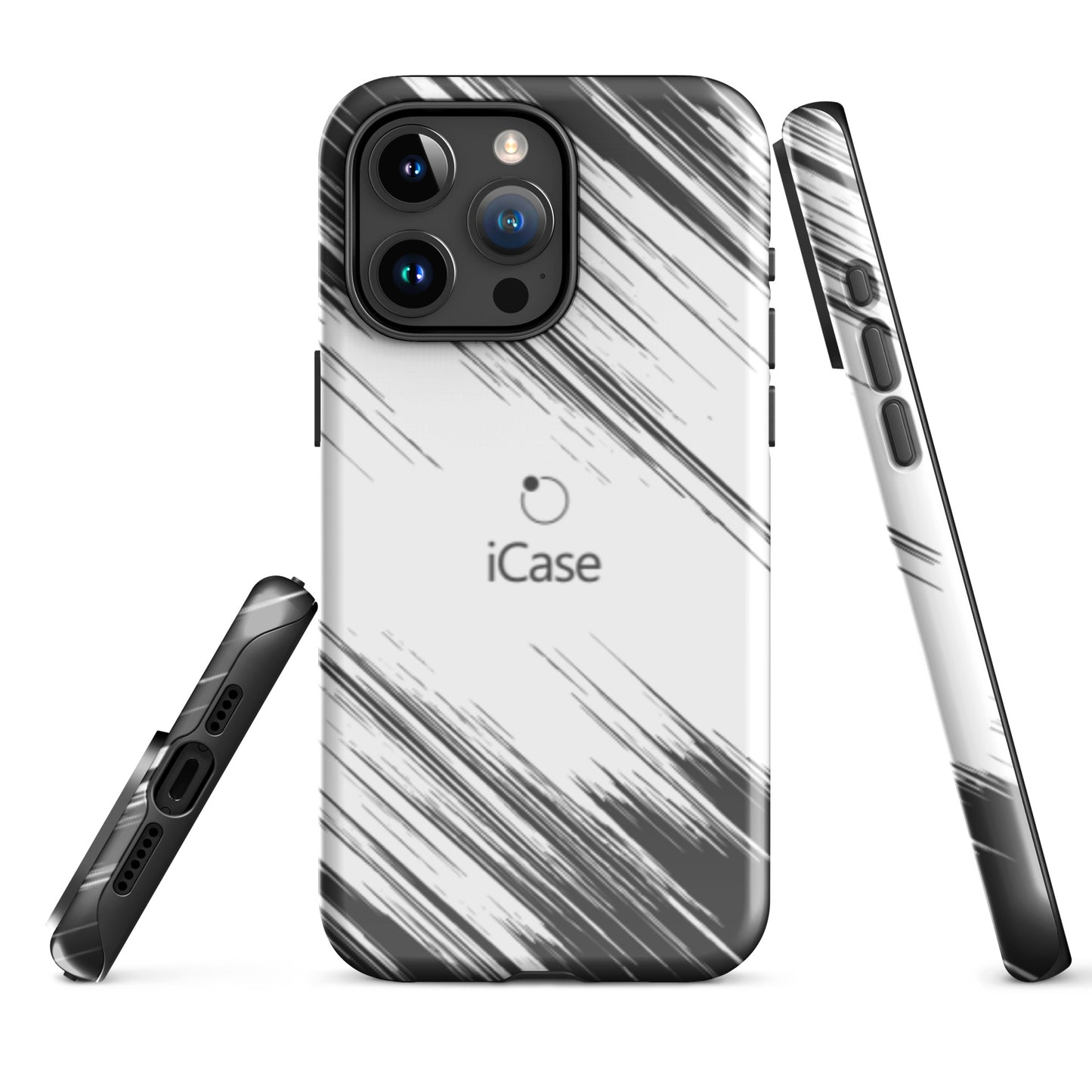 iCase Coque pour iPhone HardCase Noir &amp; Blanc