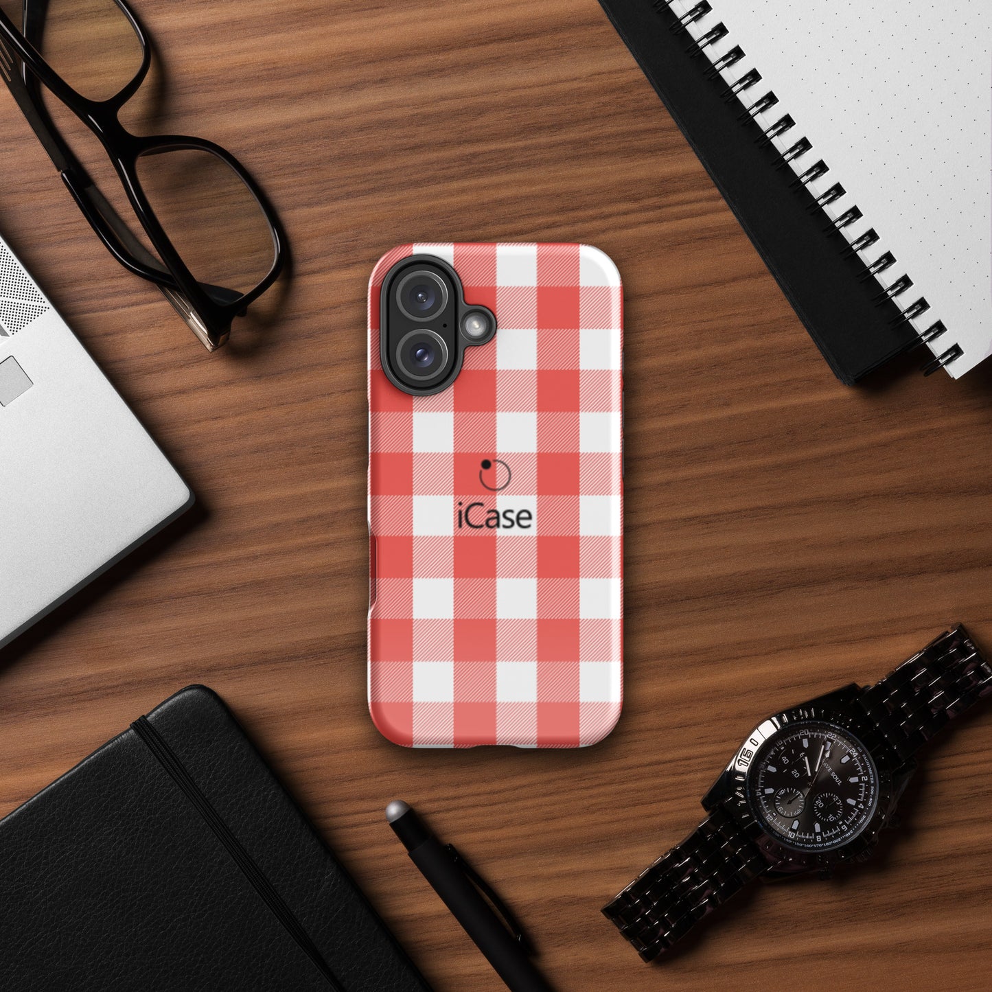 iCase Red Karo HardCase iPhone mobile phone case