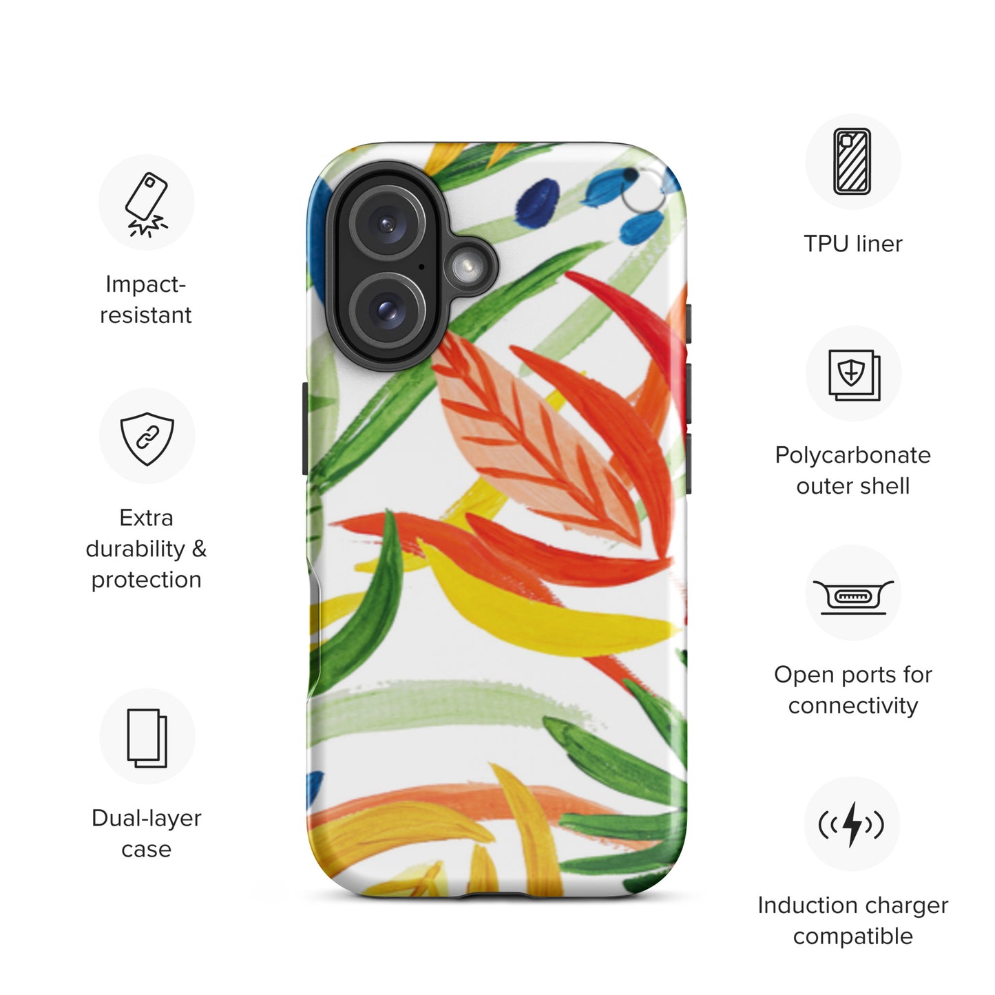 iCase Art Flower HardCase iPhone Handyhülle