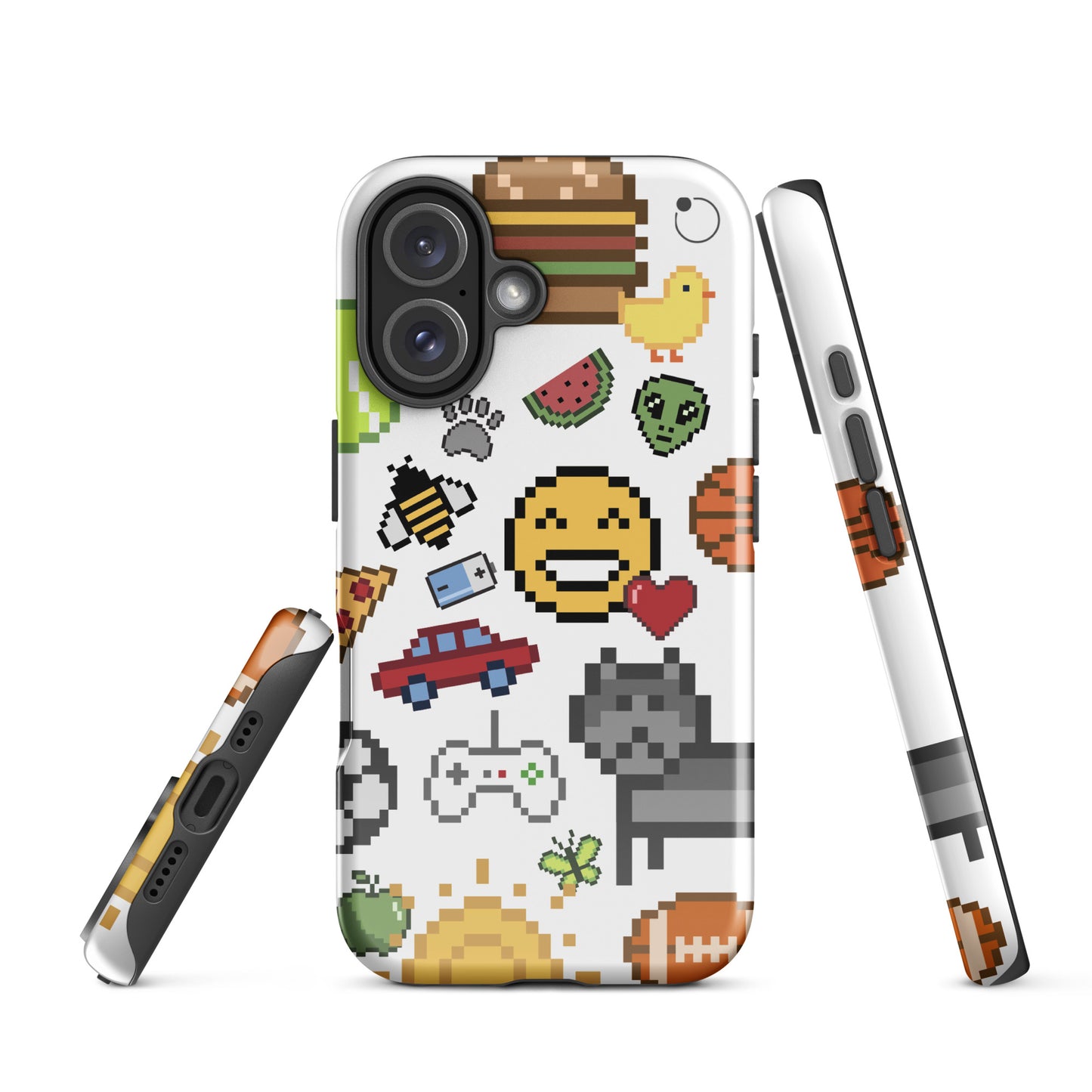 Coque pour iPhone iCase Emoji Pixel HardCase