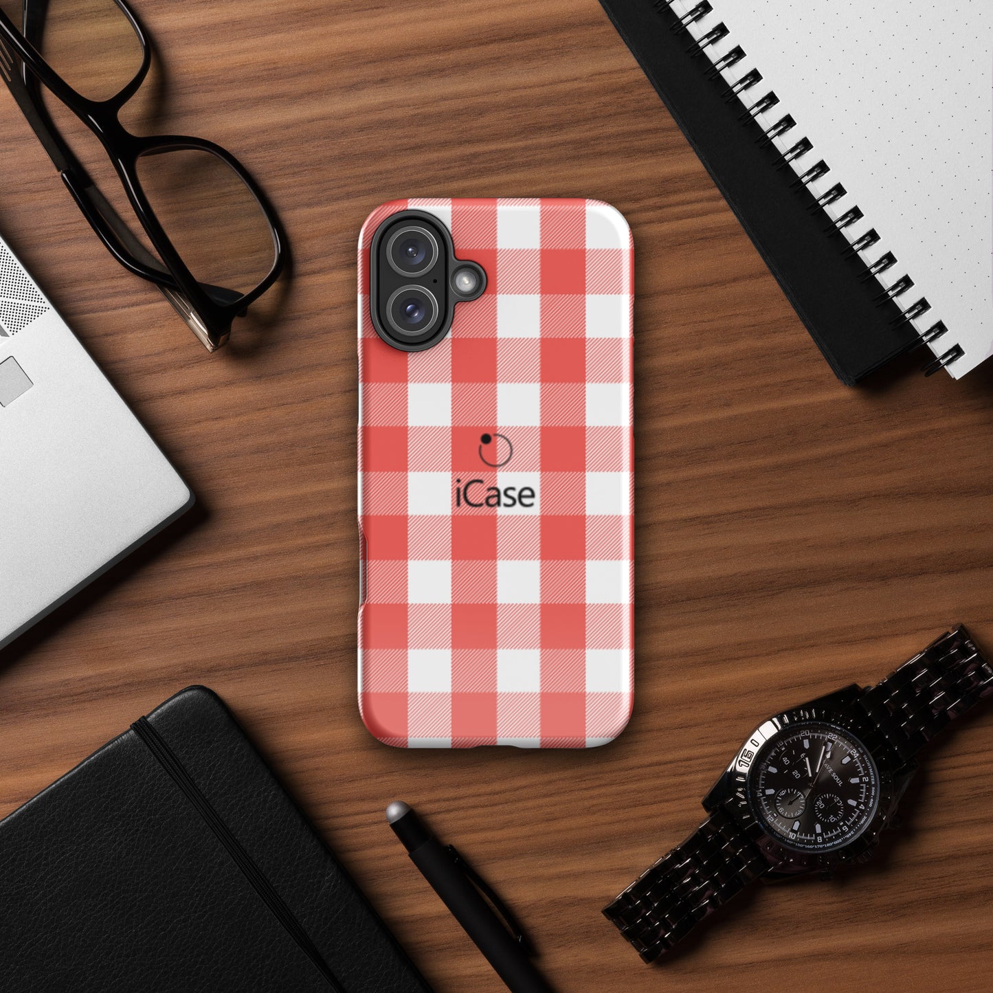 iCase Red Karo HardCase iPhone mobile phone case