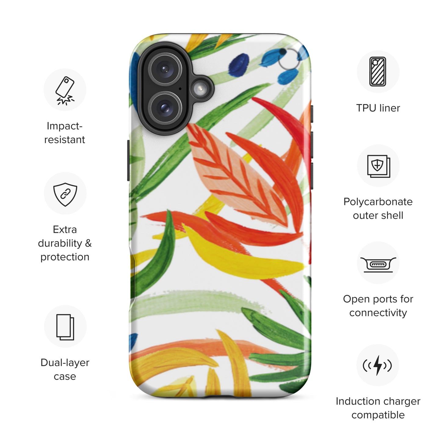 iCase Art Flower HardCase iPhone Handyhülle