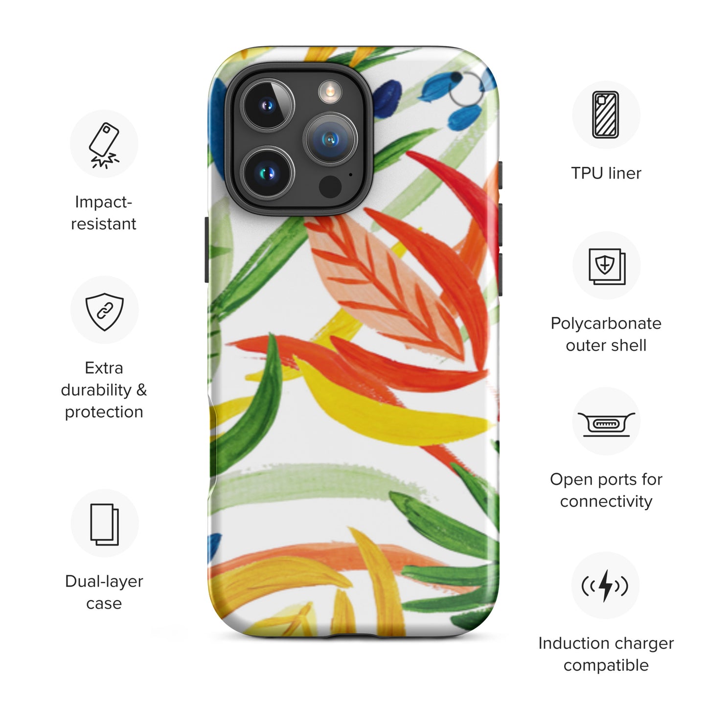 iCase Art Flower HardCase iPhone Handyhülle