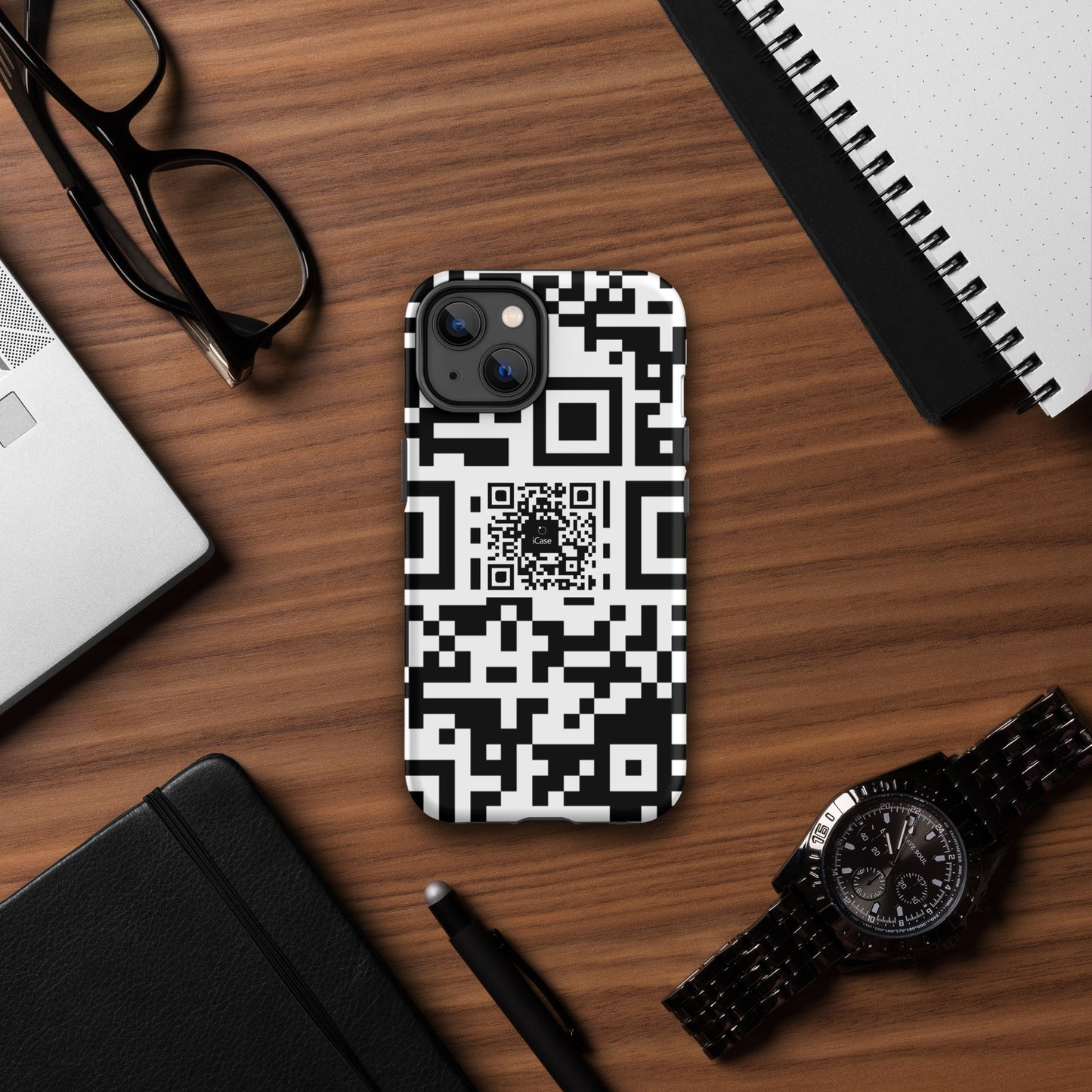 iCase QR Code Hard Case iPhone® Handy-Hülle