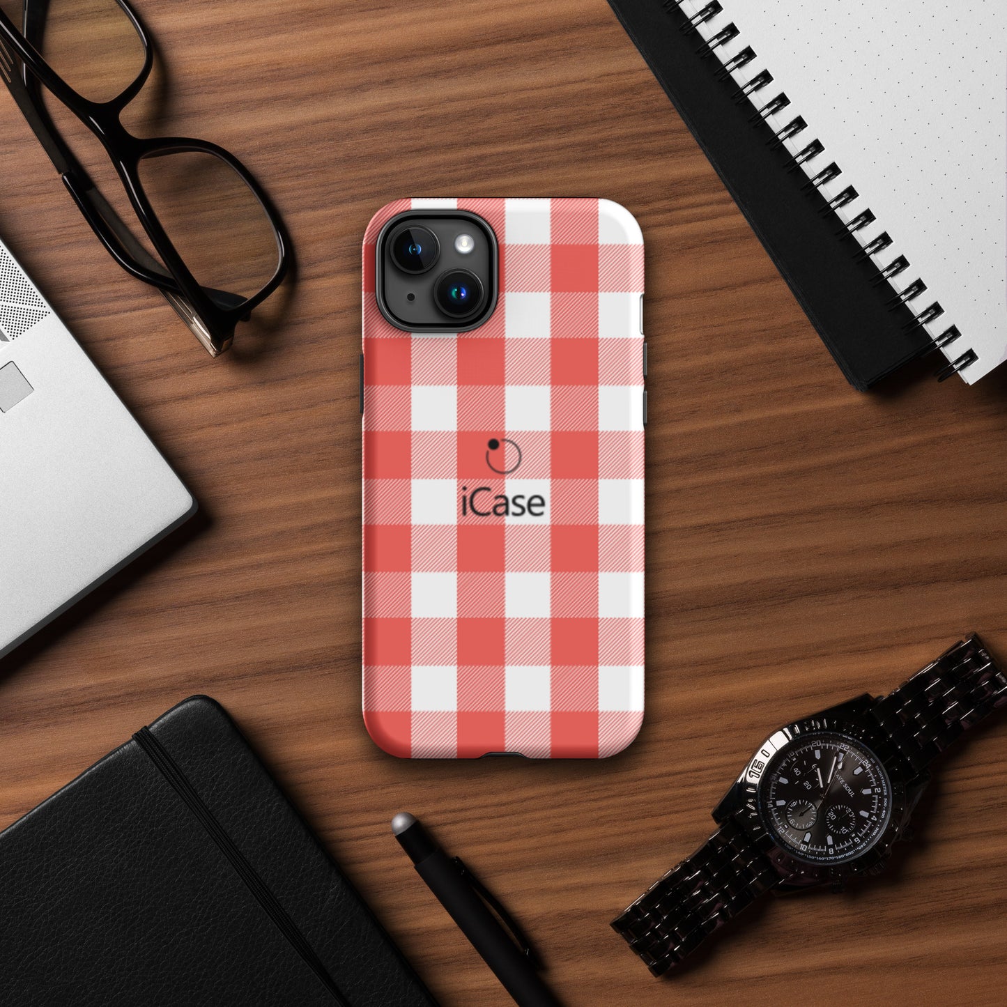 iCase Red Karo HardCase iPhone mobile phone case