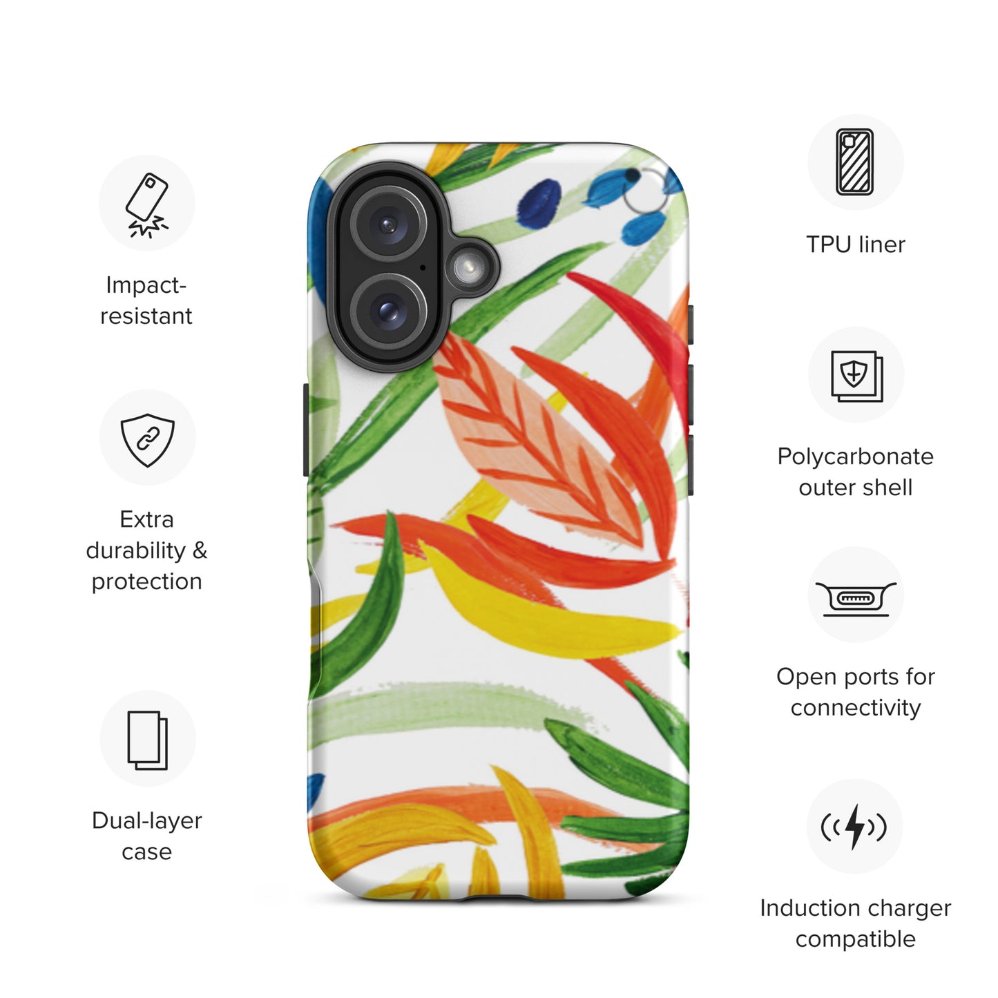 iCase Art Flower HardCase iPhone Handyhülle