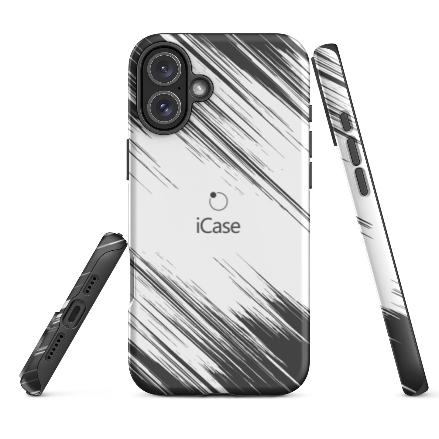 iCase Black &amp; White HardCase iPhone phone case