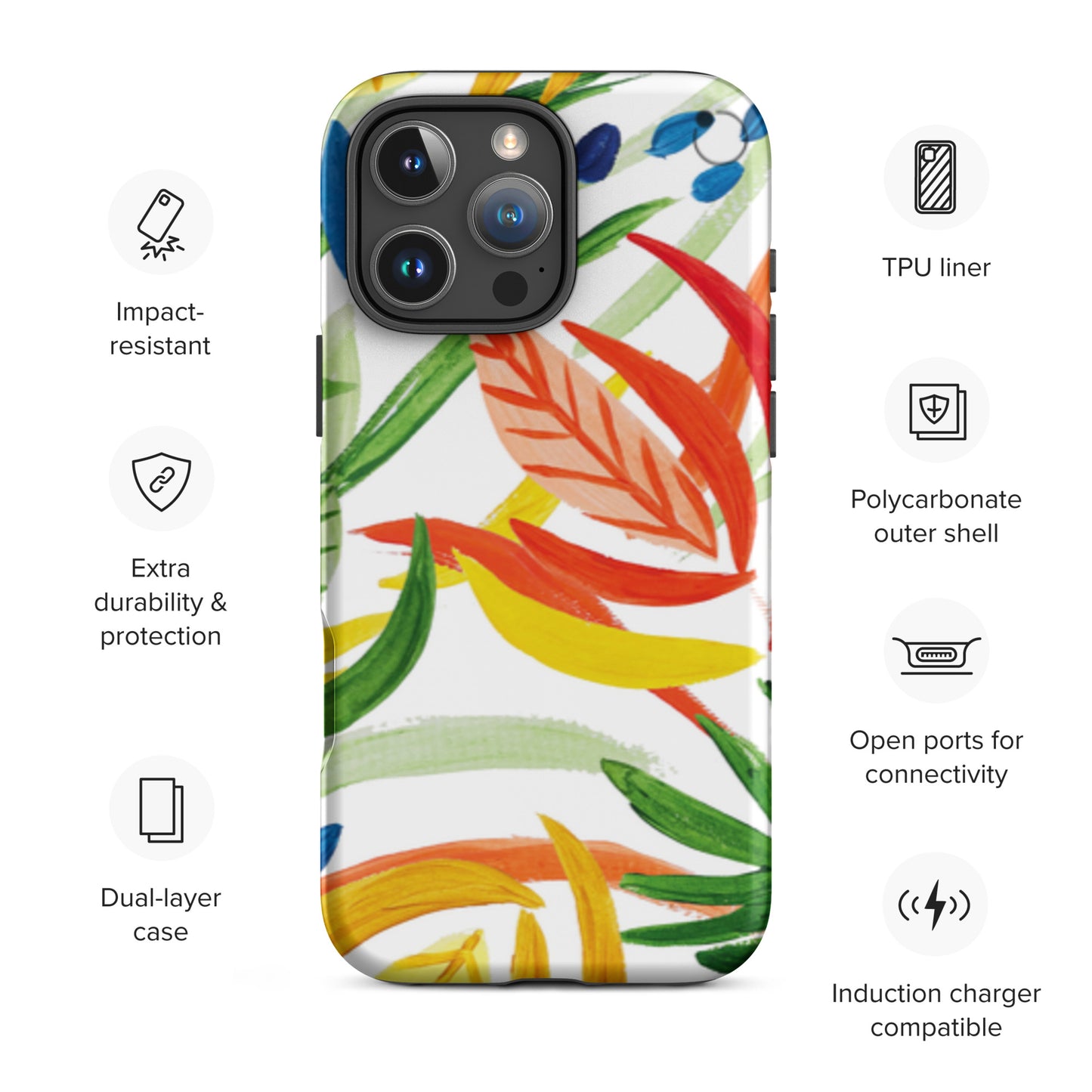 iCase Art Flower HardCase iPhone Handyhülle