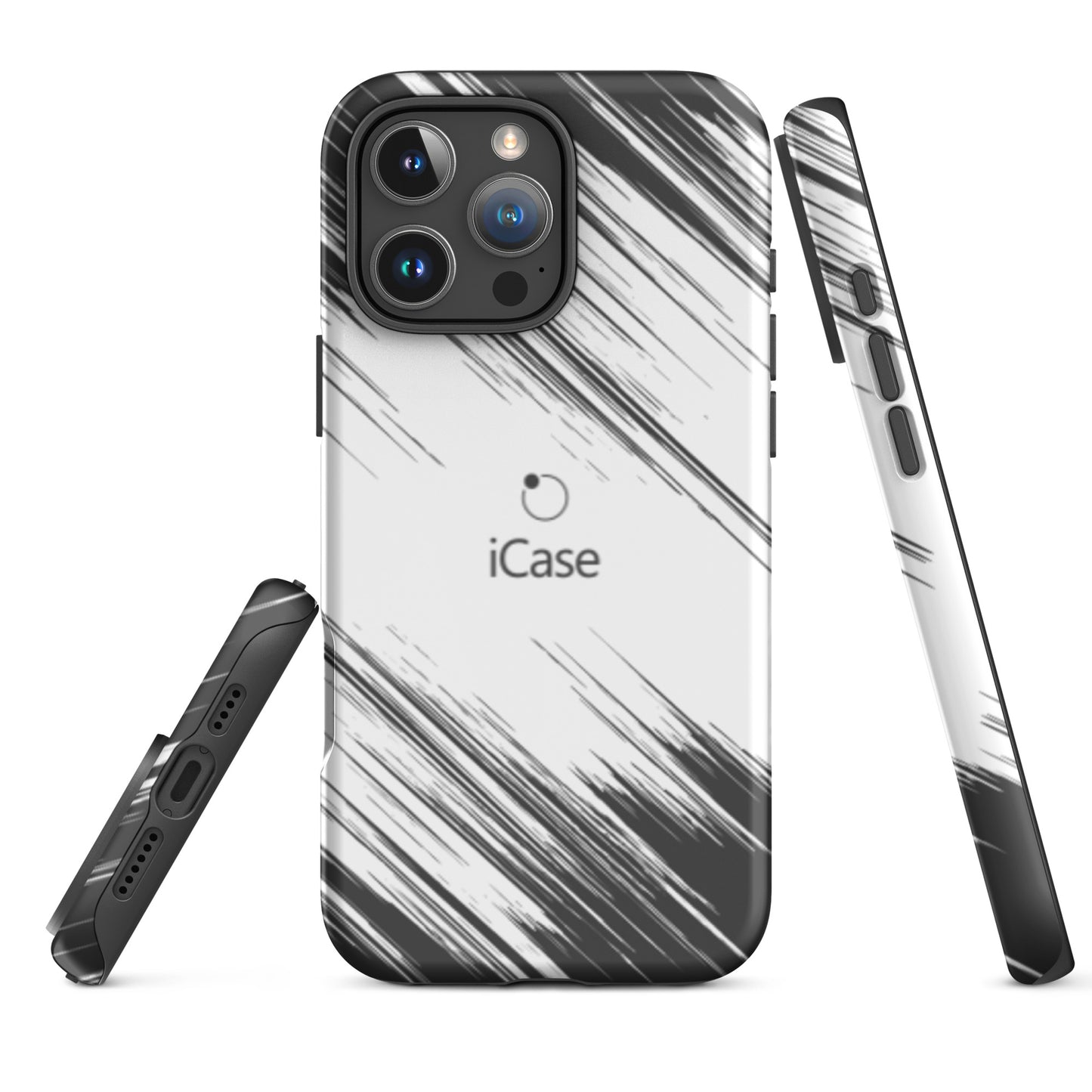 iCase Black & White HardCase iPhone Handyhülle