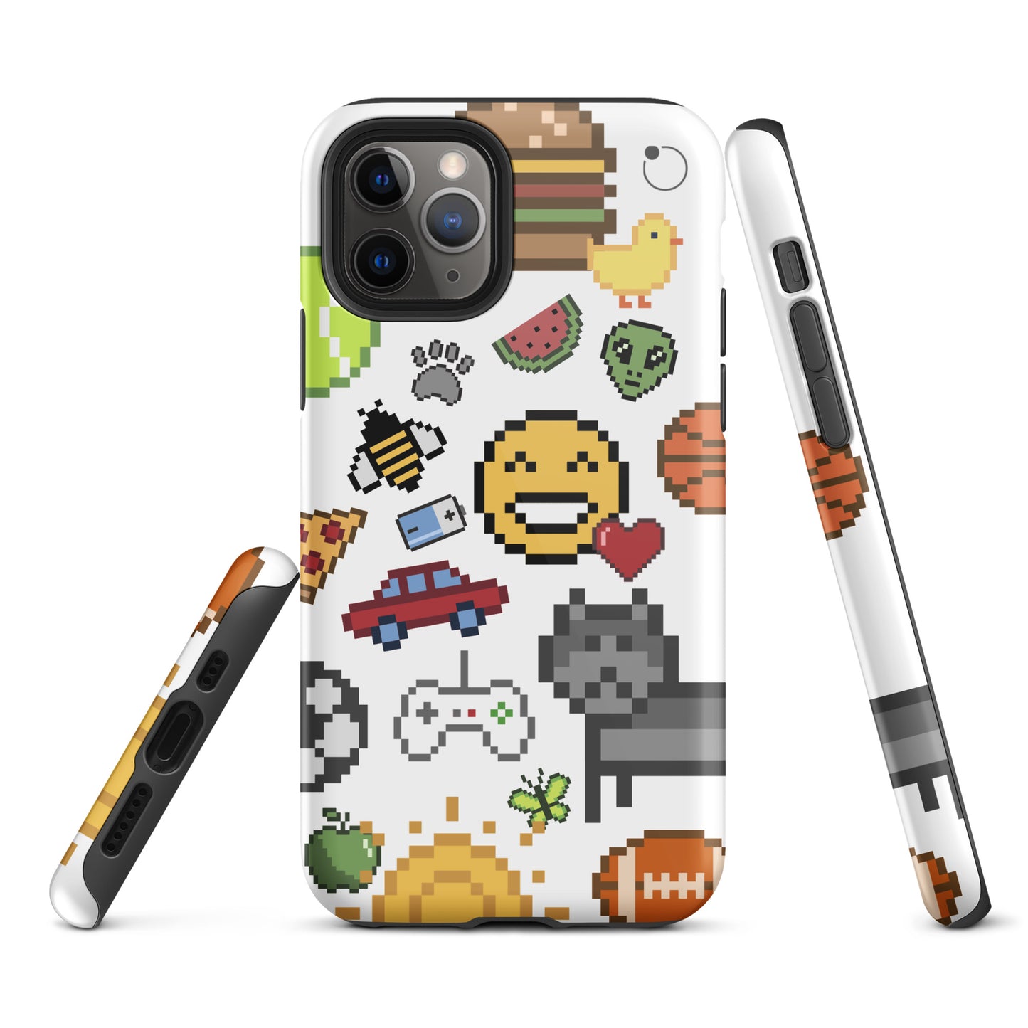 iCase Emoji Pixel HardCase iPhone Handyhülle