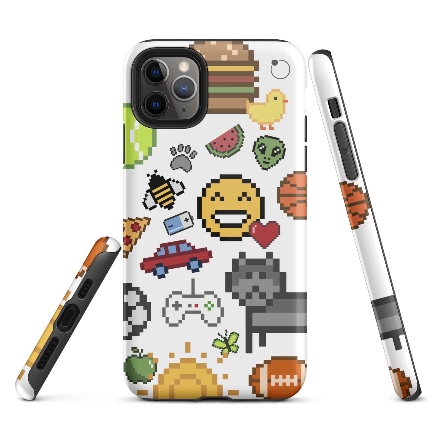 Coque pour iPhone iCase Emoji Pixel HardCase