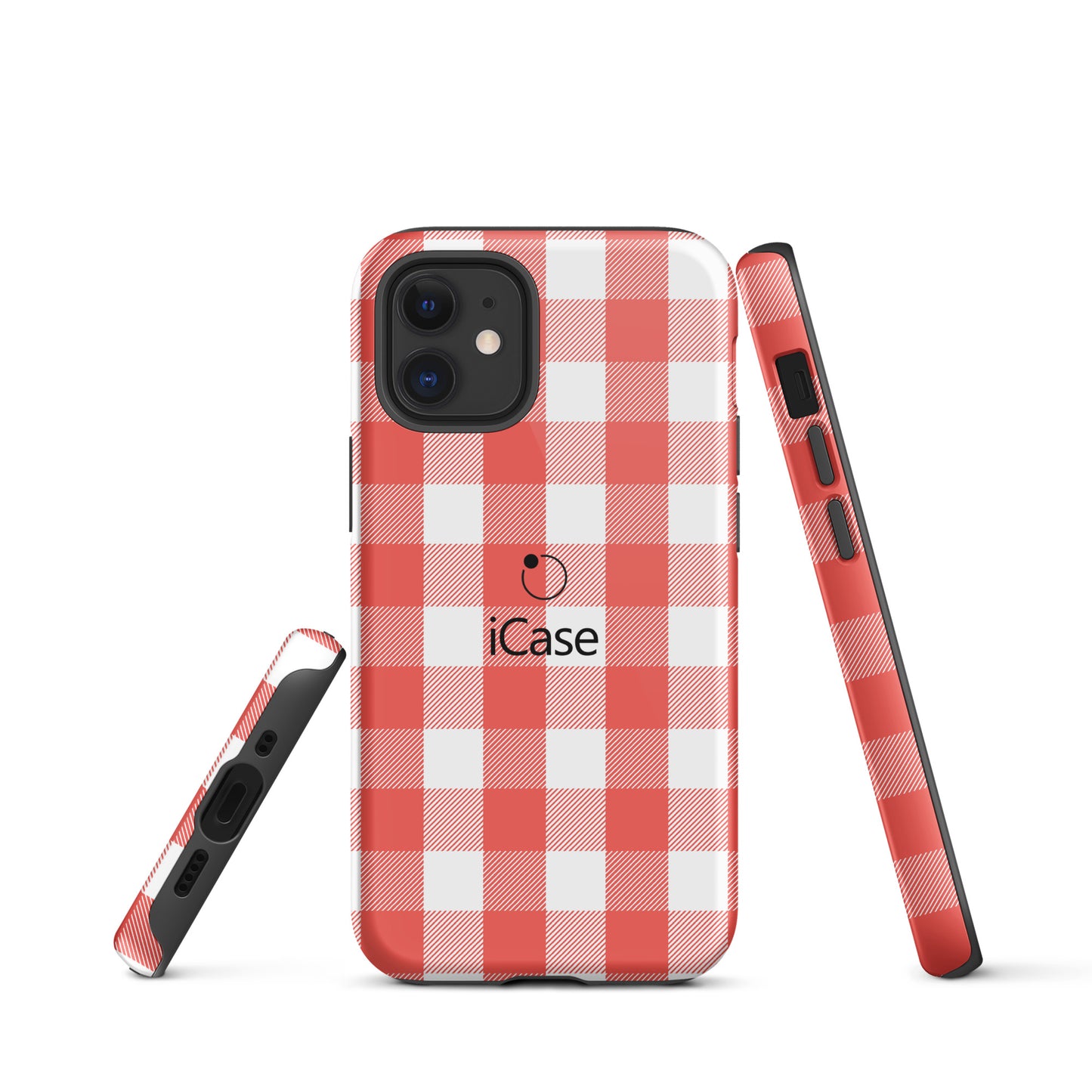 iCase Red Karo HardCase iPhone Handyhülle