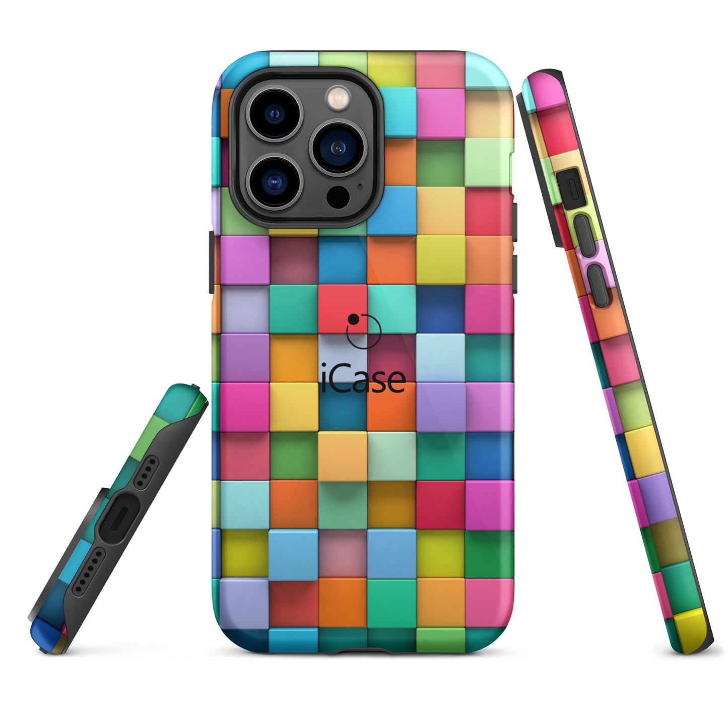 iCase Color Cubes HardCase iPhone mobile phone case
