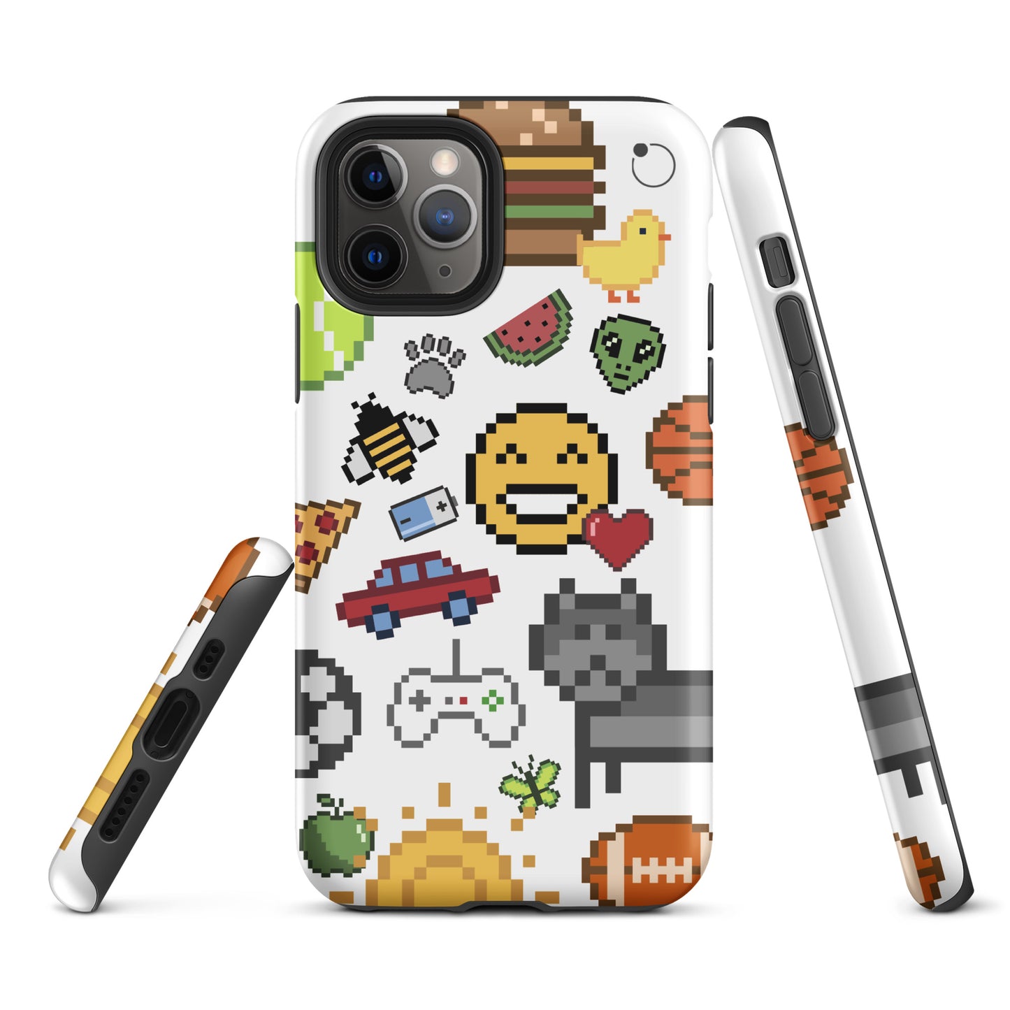 Coque pour iPhone iCase Emoji Pixel HardCase