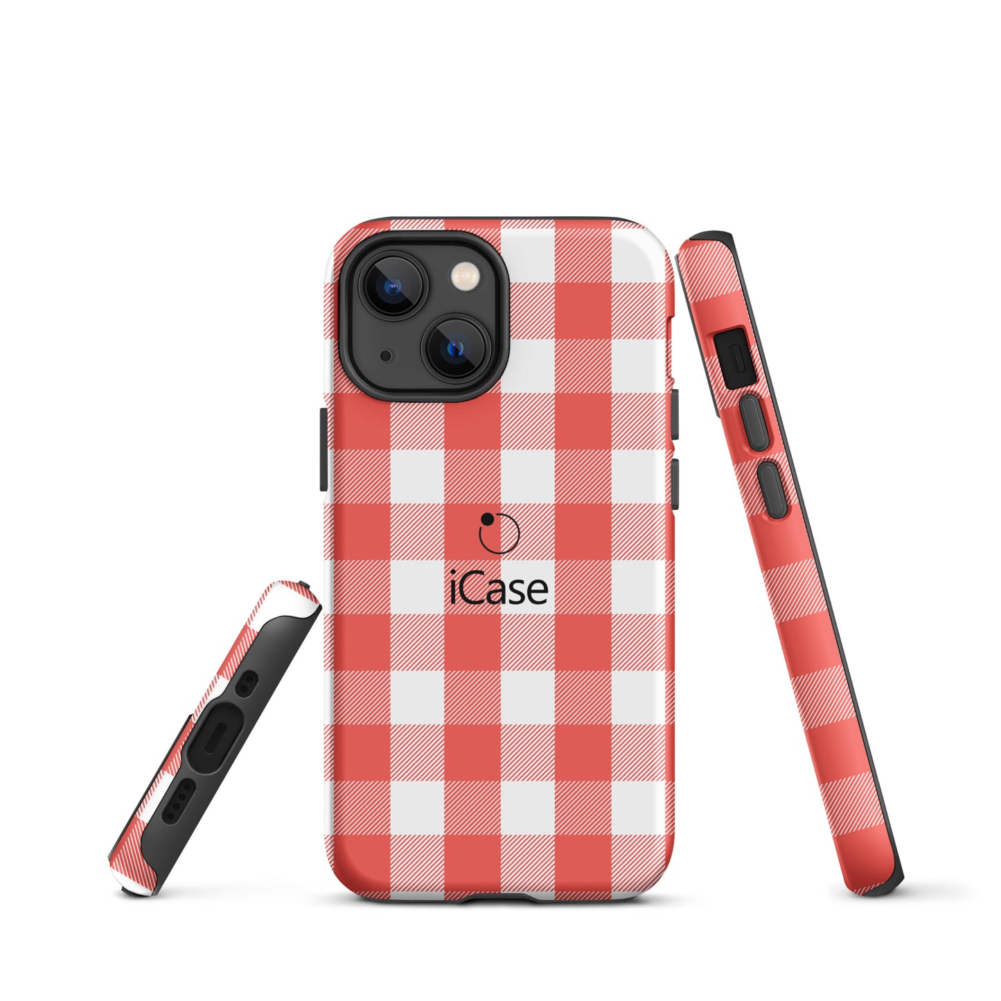 iCase Red Karo HardCase iPhone Handyhülle