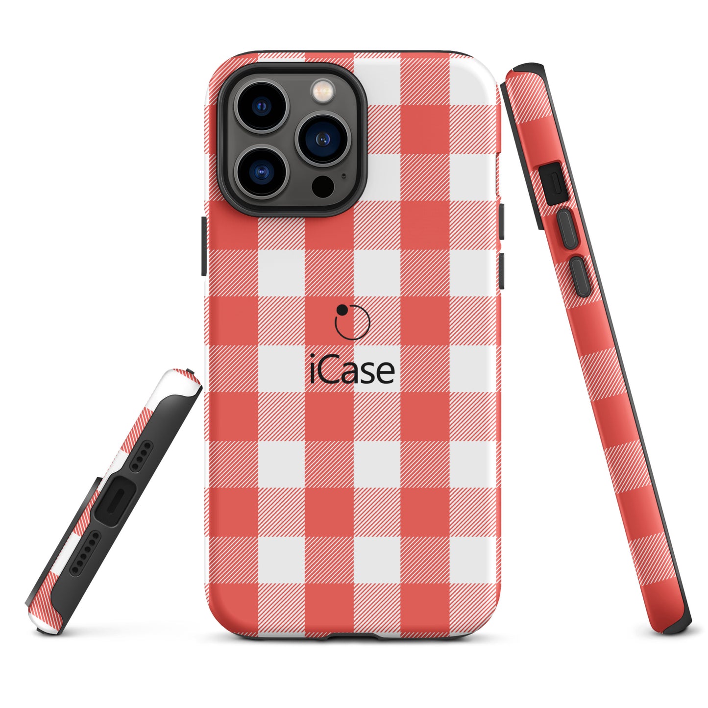 iCase Étui pour téléphone portable Karo HardCase rouge pour iPhone