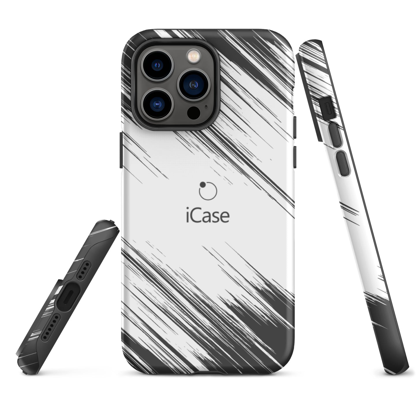 iCase Black & White HardCase iPhone Handyhülle